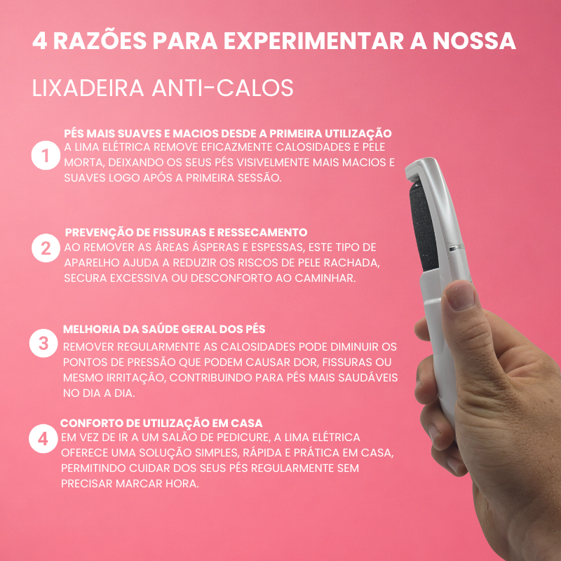 Lixadeira anti-calo